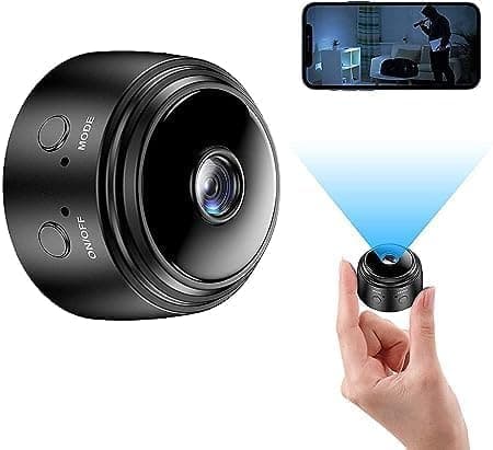 WiFi CCTV Security Camera for Home Outdoor High HD Focus Spy Magnet Mini Secret WiFi Magnetic Live Stream Night Vision IP Wireless 1080P Audio Video Camera 1.6 2