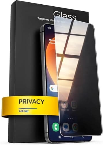 JGD PRODUCTS 100% Fingerprint Unlock Support Privacy Tempered Glass for Samsung Galaxy S25 5G Anti-Spy, Anti-Glare Screen Protector, Full Coverage, 9H Hardness With Installation Kit