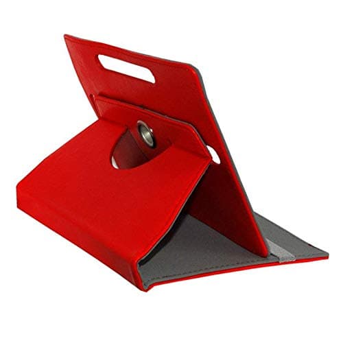 Hello Zone 360� Rotating 7� Inch Flip Case Cover Book Cover for Iball Slide Skye 03 -Red 4