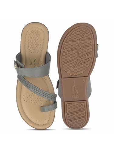 Bata Comfit Bianca Toe Ring E Women's Brown Flat Sandals - 7 UK (5714045) 4