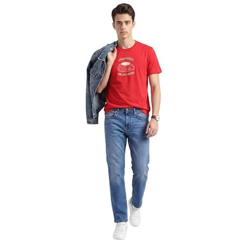 United Colors of Benetton Solid Comfort Fit Jeans 4