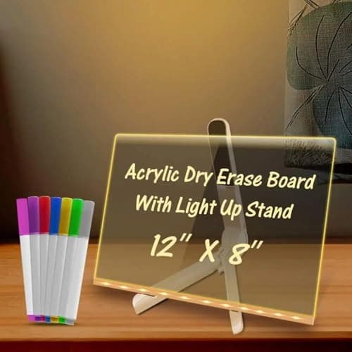 The ORGNER Multi-use Stand securely Holds Tablets iPad, Galaxy, Kindle LED Signs, and Pictures with its Anti-Slip, Anti-Damage, and Adjustable Design. 2