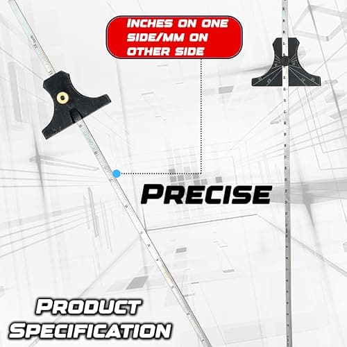 Digital Craft 12-Inch Depth Gauge (300mm) Stainless Steel Precision Measuring Tool for Engineering, Machining & Industrial Use, Accurate Depth Measurement Instrument for Workshops 4