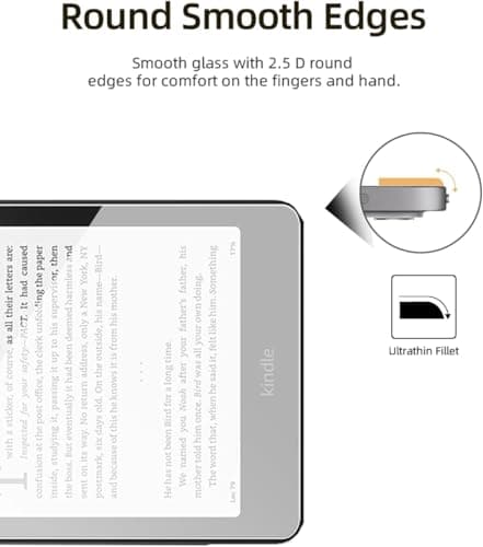 VERTUS® Premium Tempered Glass Screen Protector for All-new Amazon Kindle Paperwhite || Kindle Paperwhite (12th Generation) (7" inch) (2025 Released) 5