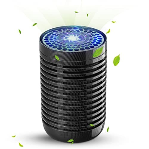 Mini Air Purifier For Bedroom, Small Room Air Purifiers For Home, Portable Air Purifier For Pets Allergies, Desk Air Purifier For Office, Baby Air Purifier For Nursery, Blue Pure Mini Max