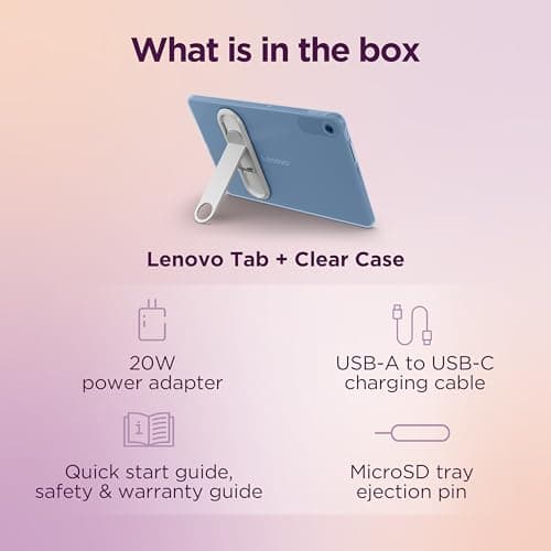 Lenovo Tab| 10.1 Inch Display| Wi-Fi Only| 4GB RAM + 128GB ROM (Expandable up to 1 TB)| Metal Body| Dual Speakers with Dolby Atmos| Android 14| Color: Polar Blue 4