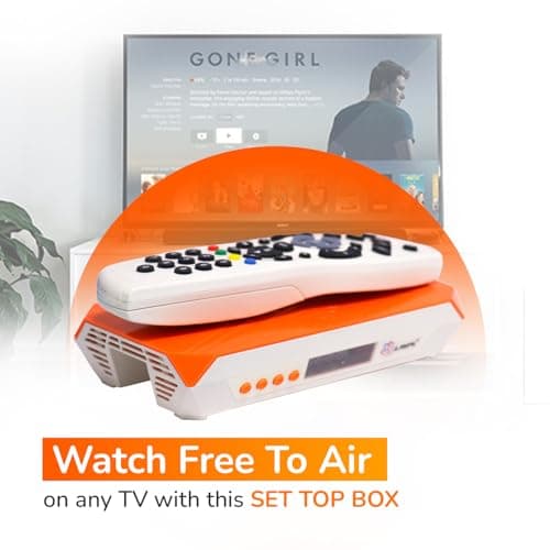 LRIPL LR29DT MPEG-4 Full HD Set Top Box with WiFi, Free to Air- Without Recharge Orange 3