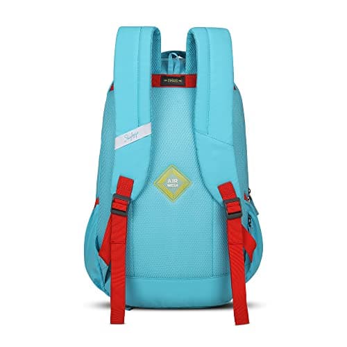 Skybags Kick 24L Adjustable Strap Polyester Blue Laptop Backpack (One Size) 3