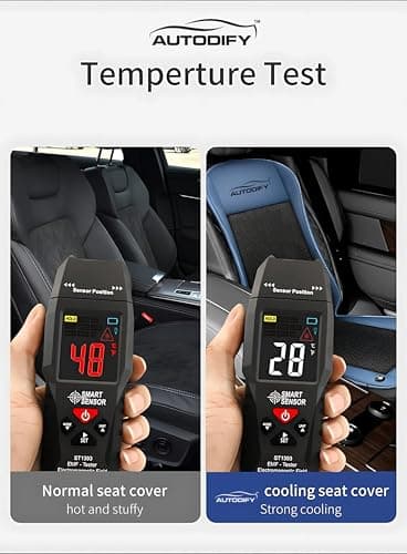 AUTODIFY™ Car Ventilated Cooling Seat Cushion Cover (Brown, Pack of 1 Ventilated Cooling Seat) 6