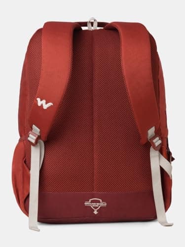 Wildcraft Ranger 40 Laptop Backpack With RainCover for Man & Women, 40L Ideal bags for men Office use/School/College Boys and Girls, 2 Compartment Bag, Red 4