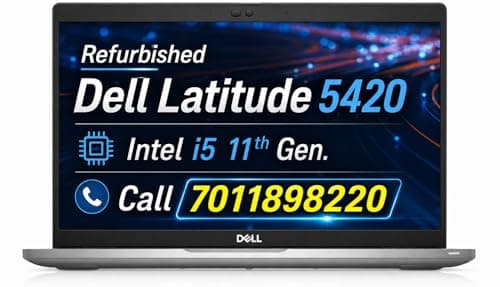 Certified Latitude 5420 Business Laptop – Core i5-1145G7, 11th Generation 16GB RAM, 256GB SSD, 14” Full HD, Win 11 Pro (8, GB, 1, TB)