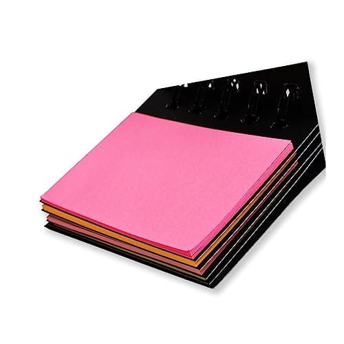 Amazon Brand - Solimo Sticky Notes Pad, Pocket-Size, Wirobound (2 x 3 Notes and Flags, 5 Colours) 4