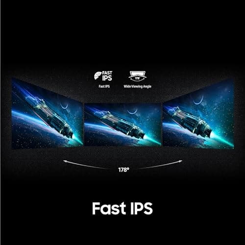 Samsung 27" Odyssey G5 Fast IPS Gaming Monitor|QHD 2560 x 1440|180 Hz|1ms|300nits|HDR10|AMD FreeSync|G-Sync|Ports-DP,HDMI,Headphone|Height-Tilt-Swivel-Pivot Adjustable Stand|LS27FG502EWXXL|Black 5