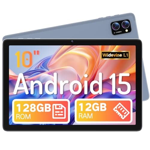 Winsing Tablet, Android 15 Tablets 12GB RAM+128GB Storage+10" with 2TB TF Card, Octa Core, 1280* 800 HD Touch Screen Computer Tablet, 8-10H Long Life Battery Life, Wi-Fi and BT 5.0