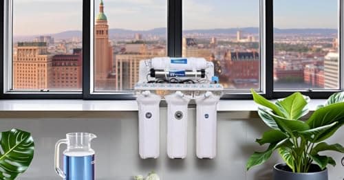 Reliant 5 Stage Water Purifier with Activated Carbon, Wall Mounted 30-35 liters per Hour (No TDS Reduction, No water wastage and No RO, White, 1 Piece 2