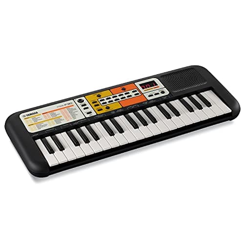 Yamaha PSS-F30 Portable Mini Keyboard – 37 Keys, Black, Built-in Rhythms, Songs & Smart Chord, Lightweight & Compact, Ideal for Kids & Beginner Musicians