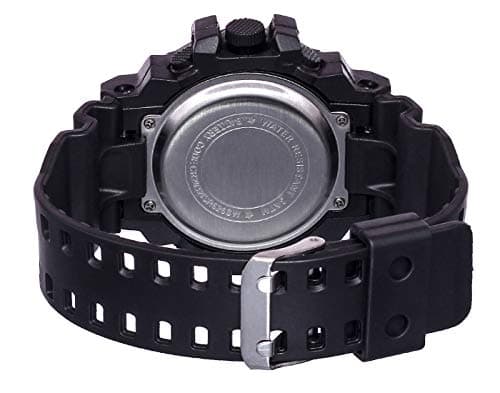 SELLORIA Silicone Digital Watch Shockproof Multi-Functional Automatic Black Color Strap Waterproof Digital Sports Watch for Mens Kids Watch for Boys, Men Pack of 1, Water Resistance 3