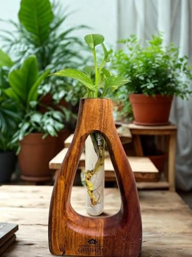 GRUHAM D-Cut Wooden Planter 2