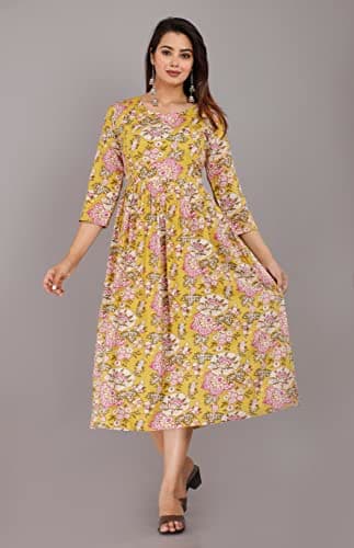 Maternity Kurta (XX-Large, Yellow) 4