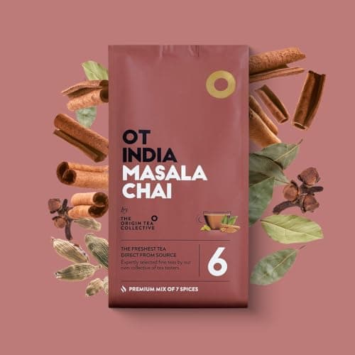 OT INDIA Masala Chai | 200 Gram Pouch (Pack of 1) Premium Mix of 7 Spices Tea - 100% Natural Ingredients, Rich Color, Smooth Taste & Helps in Digestion