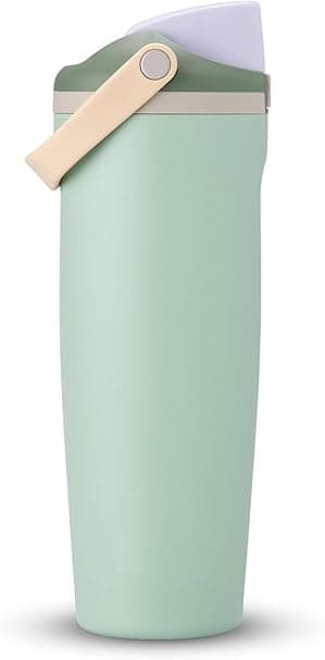 CYNVEXA Tumbler with lid and Straw 1200ML Cup Stainless Steel Vacuum Insulated Tumbler for Water, Iced Tea or Coffee 1.2L Office Gym Travelling (Aqua)