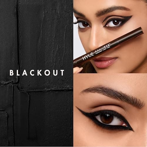 HYUE AmplifEYE™ 3-in-1 EYE Crayon | Eyeshadow - Liner - Kohl | Blackout | Creamy Multi-Use Stick with in-built Sharpener and Smudger | High-Pigment Formula with Vitamin E & Jojoba Oil 2