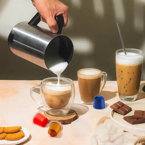 COFFEEZA Finero Mini Espresso Machine & Frothimo Pro Milk Frother Combo – Portable Coffee Maker with 6-in-1 Frother for Hot & Cold Foam, Perfect for Travel, Home, Camping, and Office Use 5