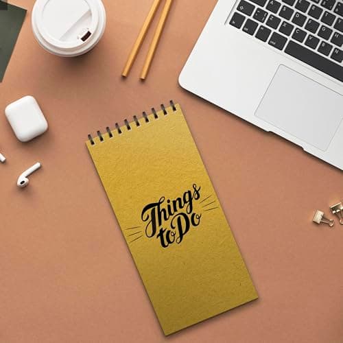 The Papier Ocean Improve Productivity Things To Do List Notepad - Daily Task Planner (Beige Craft - Spiral - Things To Do, MOQ-2), 90 Pages 4