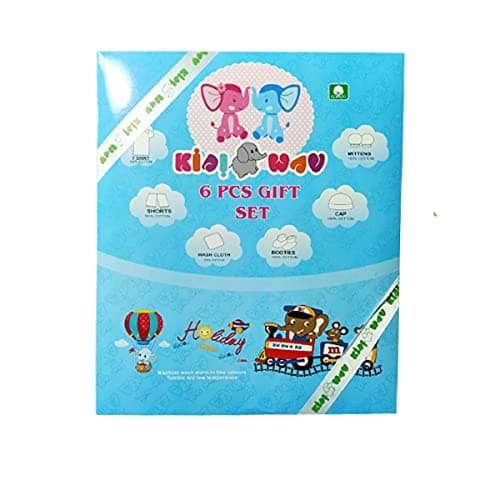 EIO Baby Gifts Set for New Born Unisex Clothing Gift Hamper 6Pcs (Pink) 4
