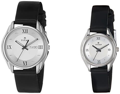 Titan Bandhan Analog Silver Dial Couple's Watch -NM15782489SL03 / NL15782489SL03/NP15782489SL03