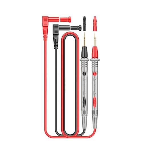 Themisto TH-M21 20A 1000V Copper Corded Test Leads for Multimeter | CAT III | 110 cm Cord | Professional Electric test Probes