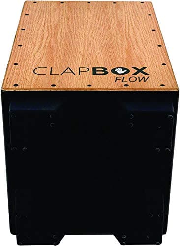 Clapbox Cajon CB02 Flow -Black, Oak Wood (H:50 W:30 L:30) - 3 Internal Snares 3