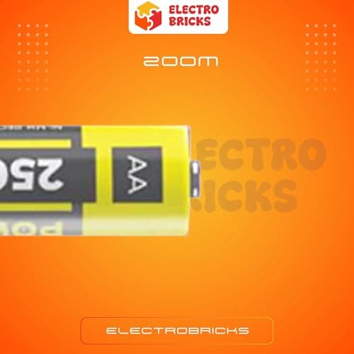 Electrobricks PowerBee 1.2V 2500mAh AA NiMH Rechargeable Battery High Capacity Performance Cells Pair (2) 4