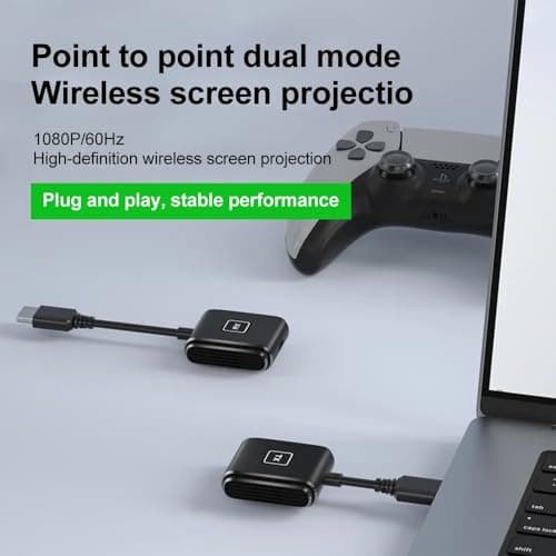 ETZIN Wireless HDMI Transmitter and Receiver 1080P,Wireless HDMI Sender 2.4G/5G 165FT Plug & Play Portable Extender for Streaming Video/Audio to HDTV/Projectors/Monitors 50M/165FT EPL-1417H 4