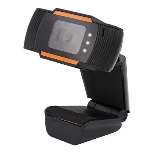 ZEBRONICS Zeb-Crisp Pro Digital Zoom Web Camera with USB (HD) with 5 Pixels Lens, Built-in Microphone, Auto White Vision, Night Vision and Manual Switch for LED (Black)