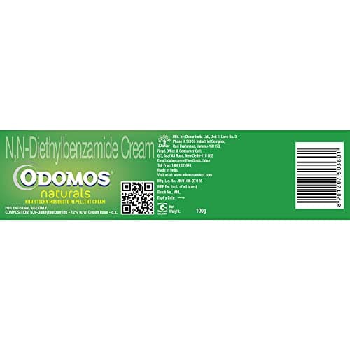 Dabur Odomos Naturals Non-Sticky Mosquito Repellent Cream - 100 Gm 2