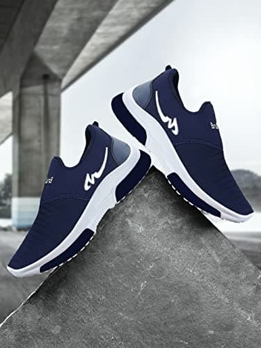 BRUTON Trendy Gym Shoes | Sports Shoes | Running Shoes for Men- Blue, Size : 8 3