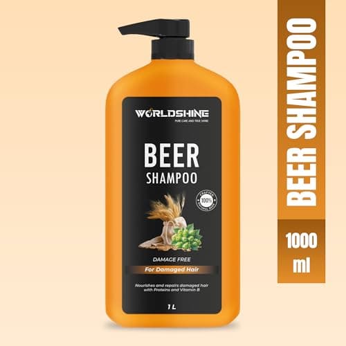 Beer Shampoo for Damaged Hair with Natural Beer Extract, Protein and Vitamin B, Paraben Free Hair Cleanser for Repair, Nourishment and Daily Care 1000 ml 3