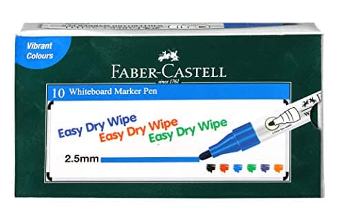 Faber-Castell Whiteboard Marker - Pack of 10 (Blue)