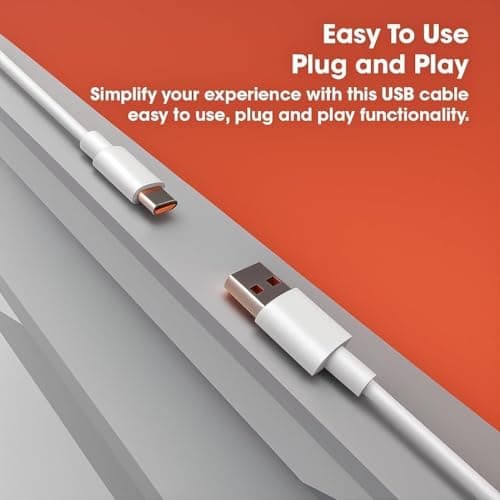 MI-Original 67W HyperCharge Fast Charging Data Cable | Type-C USB Cable Compatible with Redmi Note 13 Pro/12 Pro/11 Pro 5G/11S/10 Pro Max, Poco X5/X4 Pro/X3 Pro, Mi 14/11 2