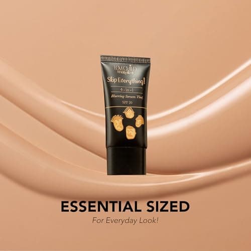 Lovechild Masaba Skip Everything 4-In-1 Blurring Sheer Serum All Skin Tint, Primer, Moisturizer, Sunscreen & Foundation In One, Seamless Coverage With SPF 20, Gossip Girlfriend (Warm Nude) 30Ml 5