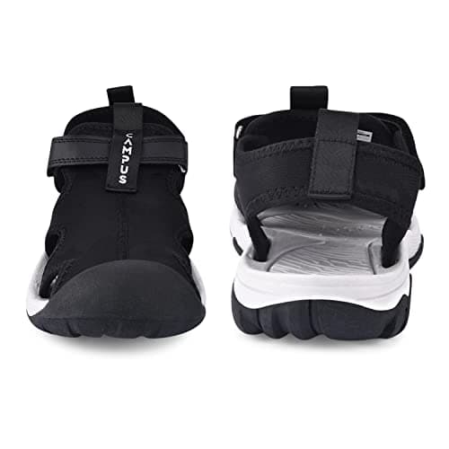 Campus Men's GC-22106 BLK/SIL Sports Sandals - 8UK/India GC-22106 3