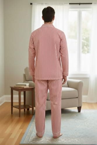 bellababebysk Super Soft Cotton Nightsuit from | Multipocket | Sizes S-3XL | India's Most Chosen Nightwear (Red Stripe, 2XL) 3