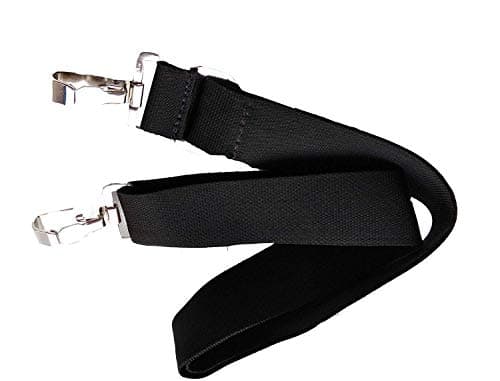 SONIA MUSICALS Dhol Dholak Carrying Belt Adjustable Drum Shoulder Strap with Stainless Steel Hooks Multipurpose Instrument Carry Belt for Dhol Tasha Drum Black 5