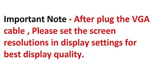 JGD PRODUCTS Male to Male VGA Cable 1 Meter, Support PC/Monitor/LCD/LED, Plasma, Projector, TFT, Blue 2