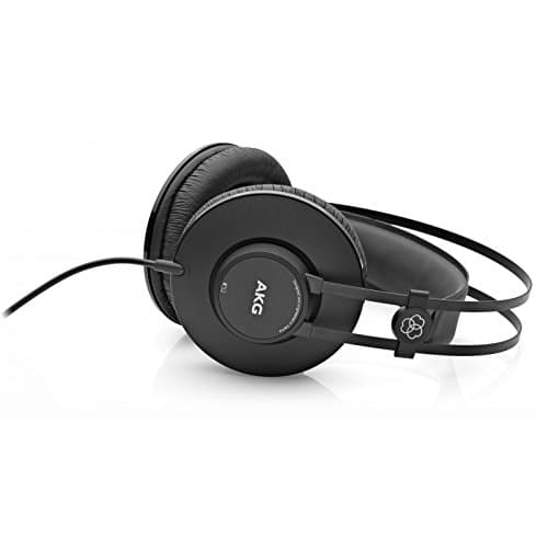 AKG K52 Closed Back Wired Headphones,Over Ear Wired,Black 2