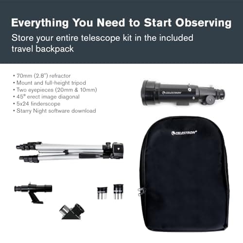 Celestron Speciality Series Travel Scope 70 Telescope 5