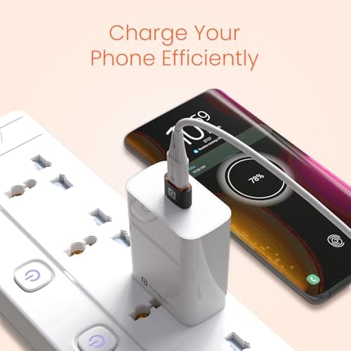 Portronics Bridge X USB 3.0 Type C Female to USB Male OTG Adapter, 5Gbps High Speed Data Transfer, Fast Charging, Compatible with Laptops, Tablets, Smartphone, Chargers and More Devices(Black) 5