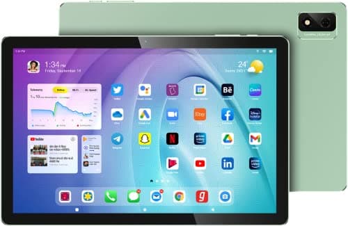 Reeva_Plus Tablet, 4 GB RAM 64 GB ROM, 10.1 inch Display with Wi-Fi Tablet (Silver)