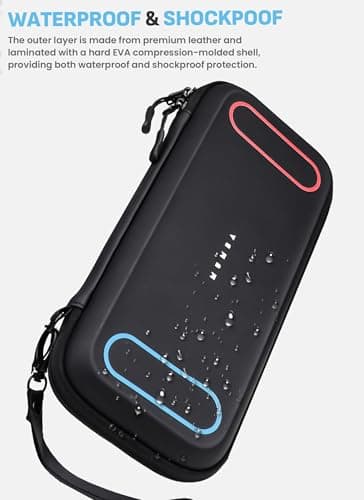 mumba Carrying Case for Nintendo Switch 2 2025, [Mini Version] Travel Case with 10 Game Cartridge Slot Portable Bag Protective Carry Handbag Pouch Shell Accessories [Portable & Lightweight] 5